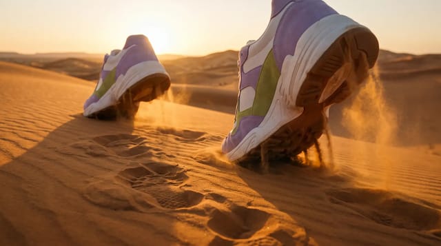 Runners on the dunes