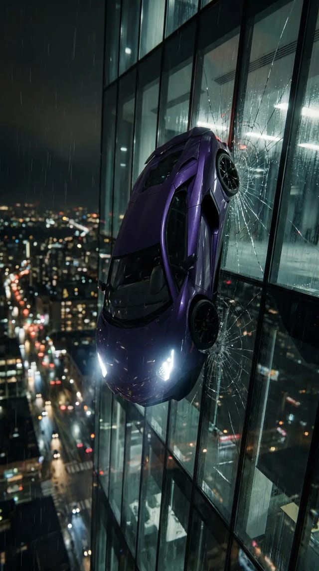 Up the wall