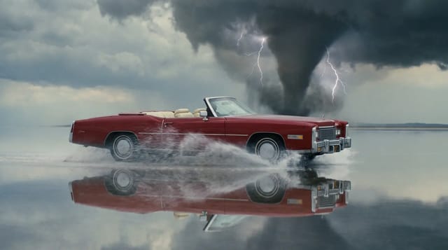 Outrunning the twister