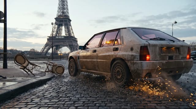 Rally through Paris