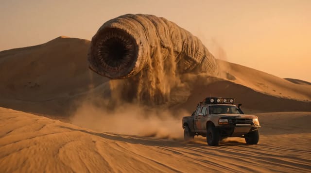 Something under the dunes