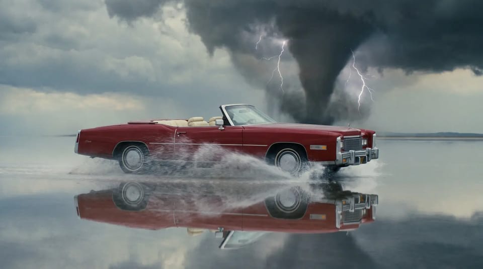 Outrunning the twister